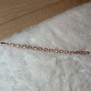 Kendra Scott Rose Gold Bracelet with White Accents